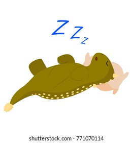 Cute cartoon dinosaur