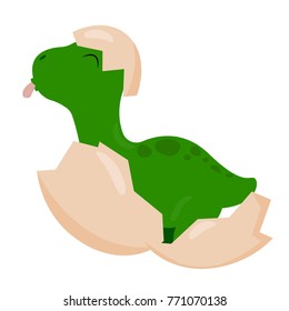 Cute cartoon dinosaur
