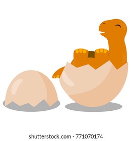 Cute cartoon dinosaur