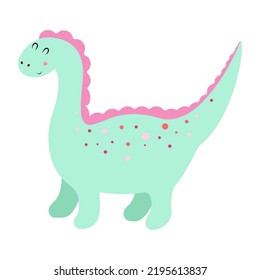 Cute Cartoon-Dinosaurier, Vektorgrafik
