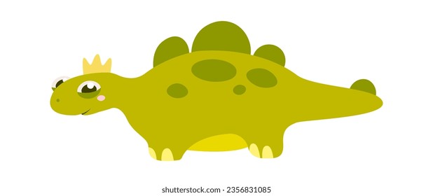 Ilustración de vectores de dinosaurios de dibujos animados