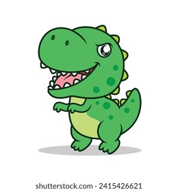 CUTE CARTOON DINOSAURS ROARING ROARR