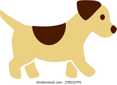 Cute cartoon Dog