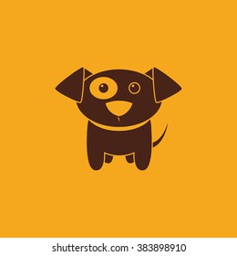 Cute cartoon dog