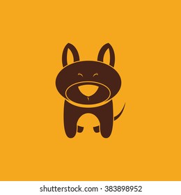 Cute cartoon dog