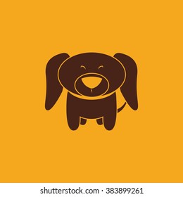 Cute cartoon dog