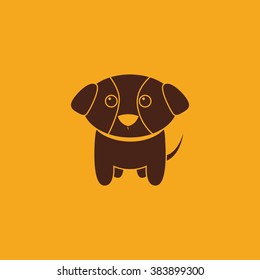 Cute cartoon dog