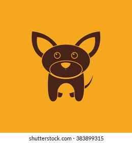 Cute cartoon dog