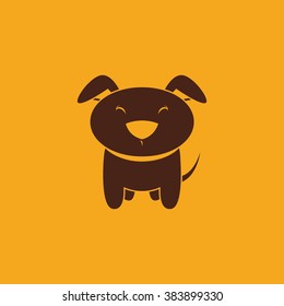 Cute cartoon dog