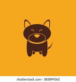 Cute cartoon dog