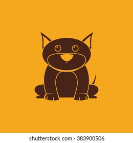Cute cartoon dog