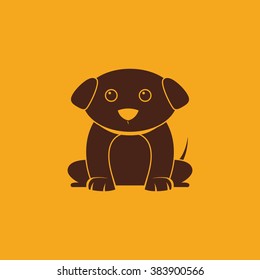 Cute cartoon dog