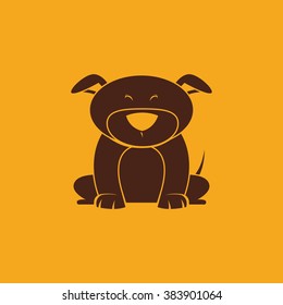 Cute cartoon dog