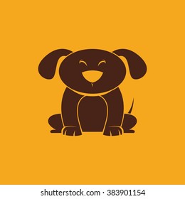 Cute cartoon dog