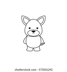 Cute Cartoon dog