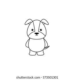 Cute Cartoon dog