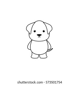 Cute Cartoon dog