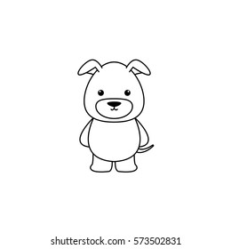 Cute Cartoon dog