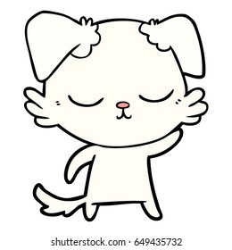 cute cartoon dog
