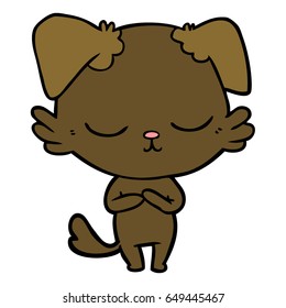perro de dibujos animados adorables