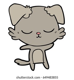 perro de dibujos animados adorables