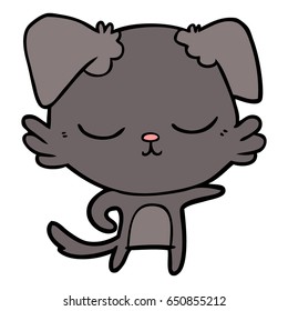 perro de dibujos animados adorables