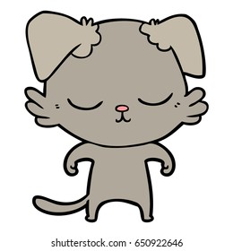 perro de dibujos animados adorables