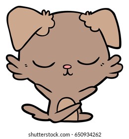 perro de dibujos animados adorables