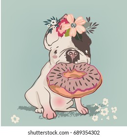 cute cartoon dog