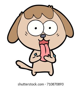 perro de dibujos animados adorables