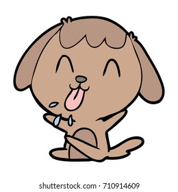 perro de dibujos animados adorables
