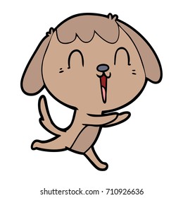 perro de dibujos animados adorables