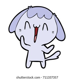 perro de dibujos animados adorables