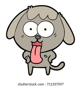 perro de dibujos animados adorables