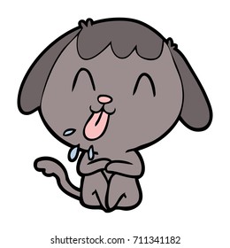 cute cartoon dog
