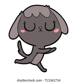 perro de dibujos animados adorables