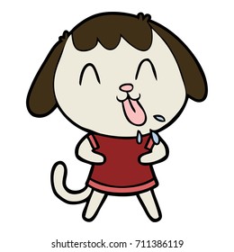 cute cartoon dog