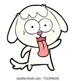 perro de dibujos animados adorables