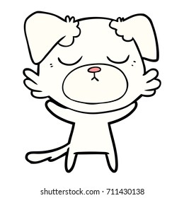 süßer Cartoon-Hund