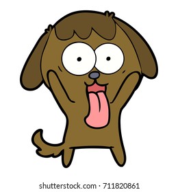 perro de dibujos animados adorables