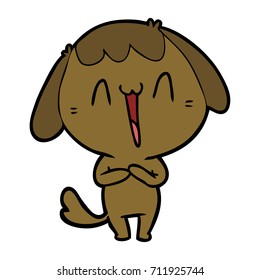 süßer Cartoon-Hund