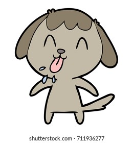 perro de dibujos animados adorables