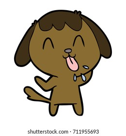 cute cartoon dog