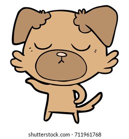 cute cartoon dog
