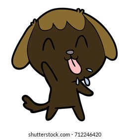 perro de dibujos animados adorables