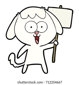 cute cartoon dog