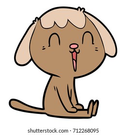 süßer Cartoon-Hund