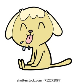perro de dibujos animados adorables