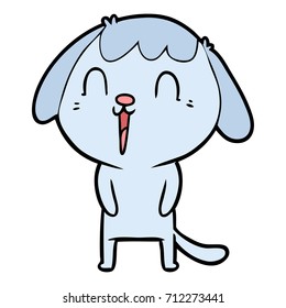 cute cartoon dog