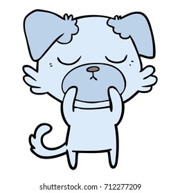 cute cartoon dog